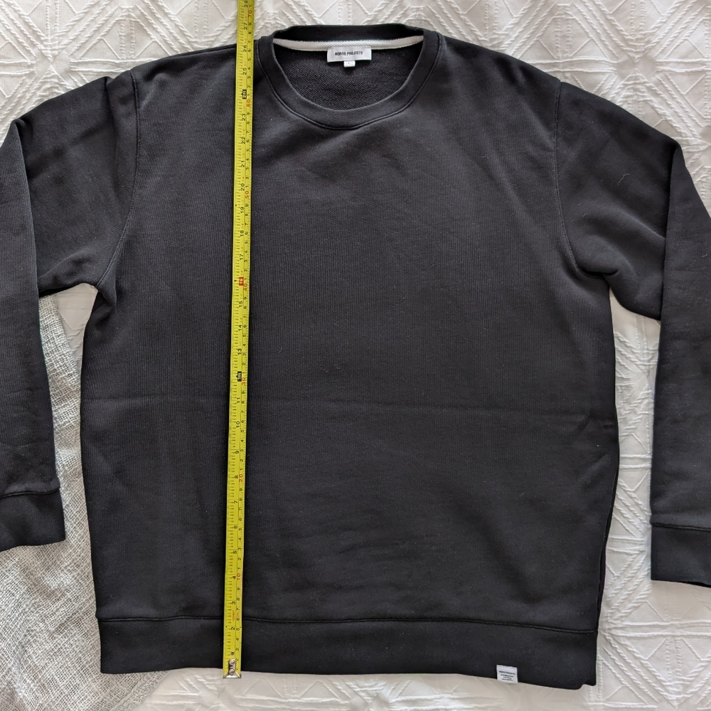 Norse Projects Vagn Black Sweatshirt Large